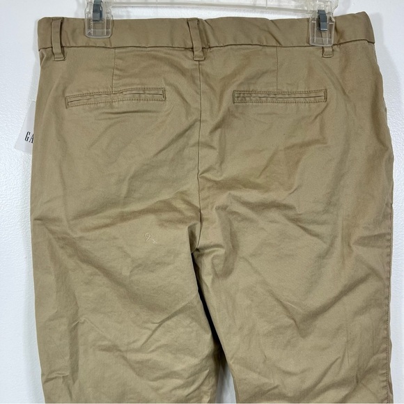 NEW Gap Khaki Tan Straight Leg Pants Size 8 - Picture 6 of 10